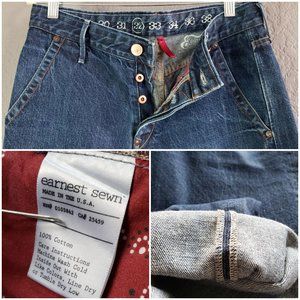 Earnest Sewn Denim Jeans Size 32 MADE IN USA - Jeans